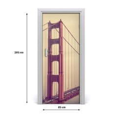 tulup.sk Fototapeta samolepiace dvere Most San Francisco 85x205 cm