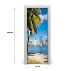 tulup.sk Fototapeta samolepiace na dvere miami 75x205 cm