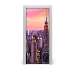 tulup.sk Fototapeta samolepiace na dvere New York zachód 85x205 cm