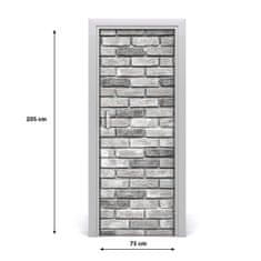 tulup.sk Fototapeta na dvere tehlová stena 75x205 cm