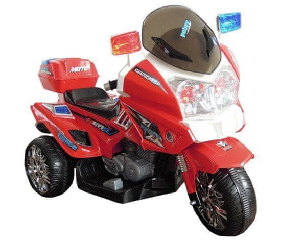Lean-toys CH815 Dobíjací motocykel červený