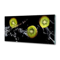 Wallmuralia.sk Dekoračný panel sklo Kiwi a voda 100x50 cm