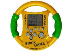 Lean-toys Elektronická hra Tetris Steering Wheel Yellow