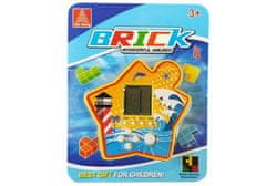 Lean-toys Elektronická vrecková hra Brick Tetris Yellow