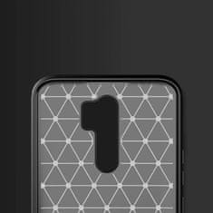 IZMAEL Carbon Shield TPU puzdro pre Xiaomi Redmi 9 - Modrá KP9449