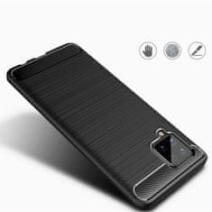 IZMAEL Carbon Shield TPU puzdro pre Samsung Galaxy A42 5G - Čierna KP9510