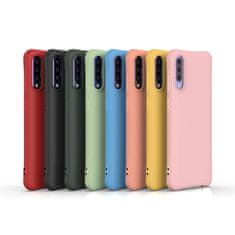 IZMAEL Silikonové púzdro Soft Color pre Samsung Galaxy A70 - Oranžová KP10369