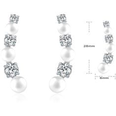 IZMAEL Náušnice Perloj-Strieborná KP2799