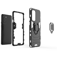 IZMAEL Odolné Puzdro Ring Armor Case pre OnePlus 9 Pro - Čierna KP9719