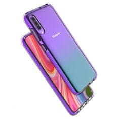 IZMAEL Puzdro Spring clear TPU pre Samsung Galaxy A70 - Čierna KP10544