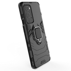 IZMAEL Odolné Puzdro Ring Armor Case pre OnePlus 9 Pro - Čierna KP9719