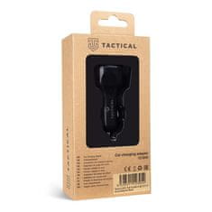 Tactical Autonabíjačka 3xUSB-A QC 3.0 7A-Čierna KP8465