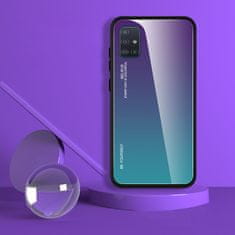 IZMAEL Puzdro Gradient Glass pre Samsung Galaxy A51 - Modrá KP10487