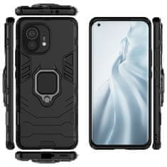 IZMAEL Odolné Puzdro Ring Armor Case pre Xiaomi Mi 11 - Čierna KP9715