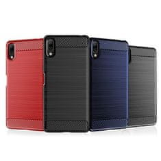 IZMAEL Carbon Shield TPU puzdro pre Xiaomi Redmi 7A - Modrá KP10698