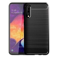 IZMAEL Carbon Shield TPU puzdro pre Samsung Galaxy M10 - Čierna KP19382