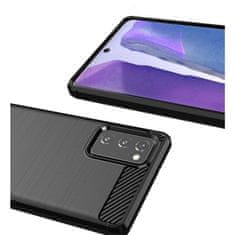 IZMAEL Carbon Shield TPU puzdro pre Samsung Galaxy Note 20 - Modrá KP9518