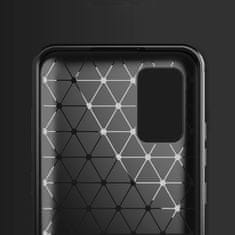 IZMAEL Carbon Shield TPU puzdro pre Samsung Galaxy A02s - Čierna KP10709