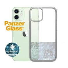 PanzerGlass ClearcaseColor puzdro pre Apple iPhone 12 Mini - Strieborná KP19759