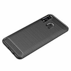 IZMAEL Carbon Shield TPU puzdro pre Xiaomi Redmi 7 - Čierna KP19392