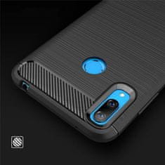 IZMAEL Carbon Shield TPU puzdro pre Huawei Y6 2019/Y6s 2019 - Čierna KP10692