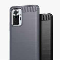 IZMAEL Carbon Shield TPU puzdro pre Xiaomi Redmi Note 10 Pro - Modrá KP10701