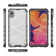 IZMAEL Honeycomb pancierové puzdro so silikónovým rámom pre Samsung Galaxy A10 - Zelená KP10326