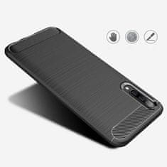 IZMAEL Carbon Shield TPU puzdro pre Samsung Galaxy A70s - Čierna KP19414