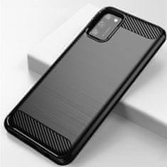 IZMAEL Carbon Shield TPU puzdro pre Samsung Galaxy A02s - Čierna KP10709