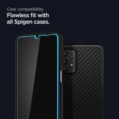 Spigen 2x Temperované sklo so špeciálnym inštalátorom pre Samsung Galaxy A32 5G - Transparentná KP14859