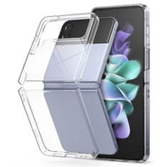 RINGKE Air Ultra tenké silikonové puzdro pre Samsung Galaxy Z Flip4 - Transparentná KP22151