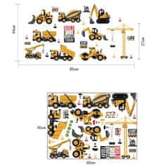 IZMAEL Samolepka na stenu/Tapeta Machines KP16568