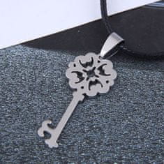 IZMAEL Náhrdelník Key Lock-Strieborná KP20685