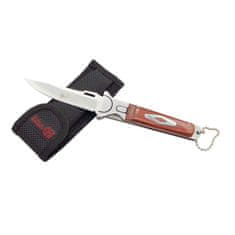 IZMAEL Outdoorový skladací nôž COLUMBIA-23/12,6cm/Hnedá/Zlatá KP32828