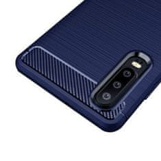 IZMAEL Carbon Shield TPU puzdro pre Huawei P30 - Tmavo Modrá KP19412