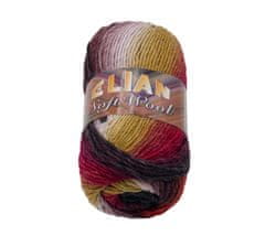 Priadza SOFT WOOL - 100g / 134 m - červená