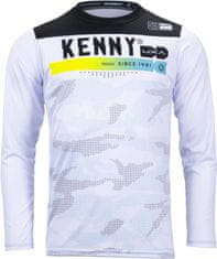 Kenny cyklo dres ELITE 23 camo černo-žlto-modro-bielo-zeleno-camý XL