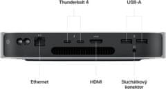 Apple Mac mini, M2 8-core/8GB/512GB SSD/10-core GPU (MMFK3CZ/A), strieborná