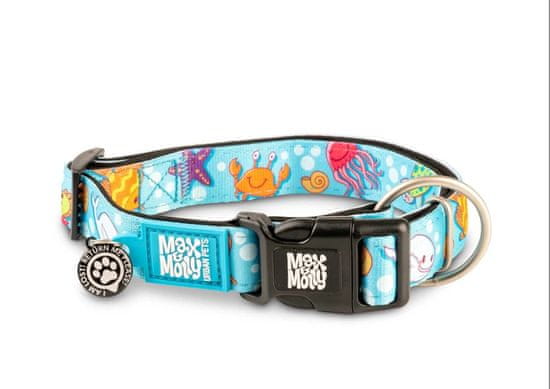 MAX MOLLY Dog Obojok Smart ID Blue Ocean S