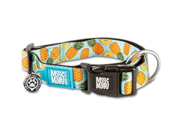 MAX MOLLY Dog Obojok Smart ID Sweet Pineapple L