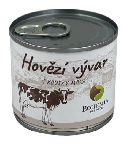 Zverky BOHEMIA Hovädzí vývar s kúskami mäsa 140 ml