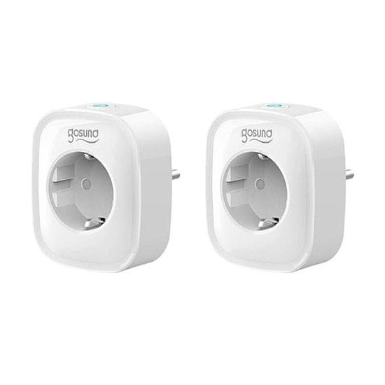 Gosund SP1 2x Smart inteligentná zásuvka 16A 3680W, biela