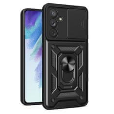 MG Hybrid Armor Camshield kryt na Samsung Galaxy A54 5G, čierny