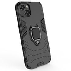 MG Ring Armor kryt na iPhone 14 Plus, čierny