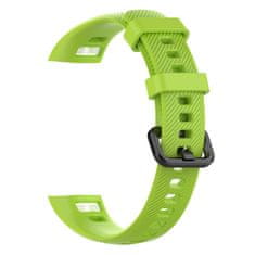 BStrap Silicone Line remienok na Honor Band 4, green