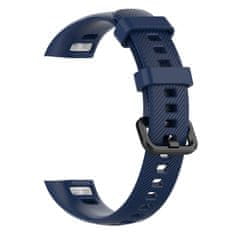 BStrap Silicone Line remienok na Honor Band 4, dark blue