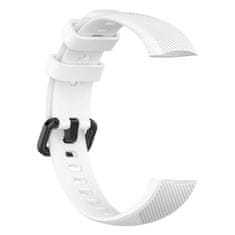 BStrap Silicone Line remienok na Honor Band 4, white