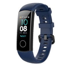 BStrap Silicone Line remienok na Honor Band 4, dark blue