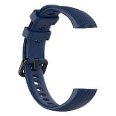 BStrap Silicone Line remienok na Honor Band 4, dark blue