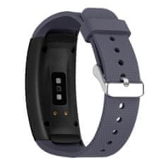 BStrap Silicone Land remienok na Samsung Gear Fit 2, purple gray